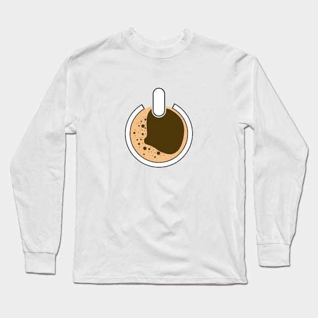 Coffee power Long Sleeve T-Shirt by DarkoRikalo86